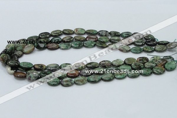 CEM12 15.5 inches 10*14mm oval emerald gemstone beads wholesale