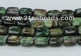 CEM16 15.5 inches 6*8mm rectangle emerald gemstone beads wholesale