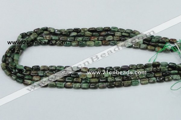 CEM16 15.5 inches 6*8mm rectangle emerald gemstone beads wholesale