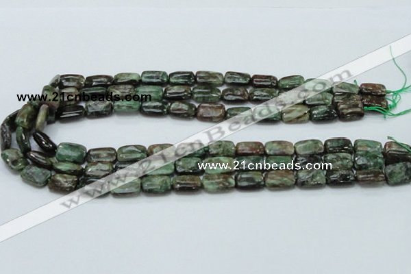 CEM18 15.5 inches 10*14mm rectangle emerald gemstone beads wholesale