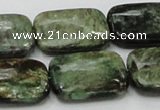 CEM20 15.5 inches 18*25mm rectangle emerald gemstone beads wholesale