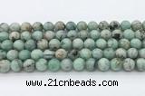 CEM53 15.5 inches 10mm round emerald gemstone beads wholesale