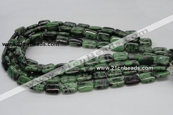 CEP17 15.5 inches 13*18mm rectangle epidote gemstone beads