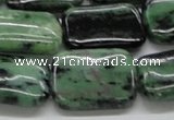 CEP18 15.5 inches 18*25mm rectangle epidote gemstone beads