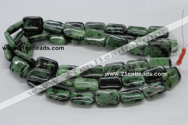 CEP18 15.5 inches 18*25mm rectangle epidote gemstone beads