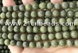 CEP202 15.5 inches 8mm round epidote gemstone beads wholesale