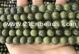 CEP203 15.5 inches 10mm round epidote gemstone beads wholesale