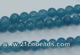 CEQ02 15.5 inches 6mm round blue sponge quartz beads wholesale