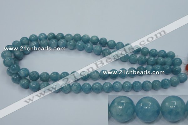 CEQ04 15.5 inches 10mm round blue sponge quartz beads wholesale