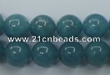 CEQ05 15.5 inches 12mm round blue sponge quartz beads wholesale