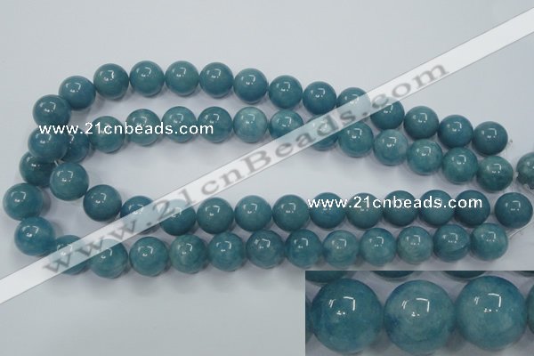 CEQ06 15.5 inches 14mm round blue sponge quartz beads wholesale