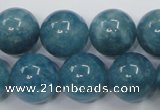 CEQ07 15.5 inches 16mm round blue sponge quartz beads wholesale