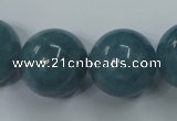 CEQ09 15.5 inches 20mm round blue sponge quartz beads wholesale