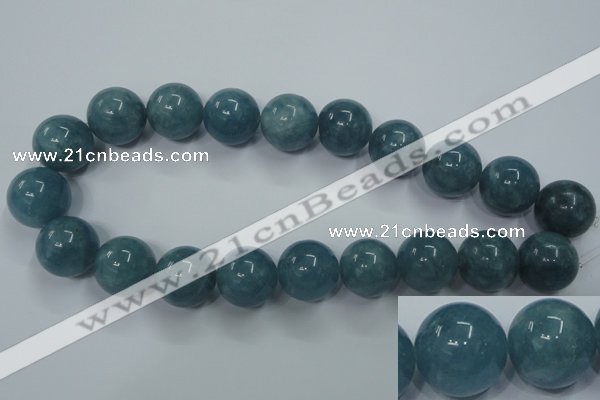 CEQ09 15.5 inches 20mm round blue sponge quartz beads wholesale