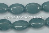 CEQ114 15.5 inches 13*18mm oval blue sponge quartz beads