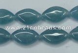 CEQ134 15.5 inches 12*19mm marquise blue sponge quartz beads