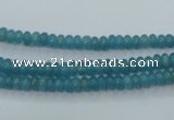 CEQ21 15.5 inches 2*4mm rondelle blue sponge quartz beads