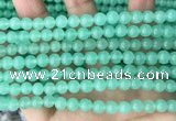 CEQ301 15.5 inches 6mm round green sponge quartz beads