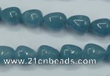 CEQ44 15.5 inches 9*11mm teardrop blue sponge quartz beads