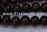 CEY52 15.5 inches 8mm round ebony wood beads wholesale