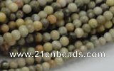 CFA01 15.5 inches 4mm round chrysanthemum agate gemstone beads