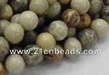 CFA03 15.5 inches 10mm round chrysanthemum agate gemstone beads