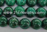 CFA75 15.5 inches 12mm round green chrysanthemum agate beads