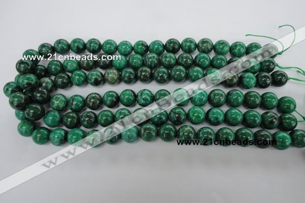 CFA75 15.5 inches 12mm round green chrysanthemum agate beads