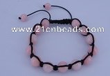 CFB504 10mm round candy jade beads adjustable bracelet wholesale