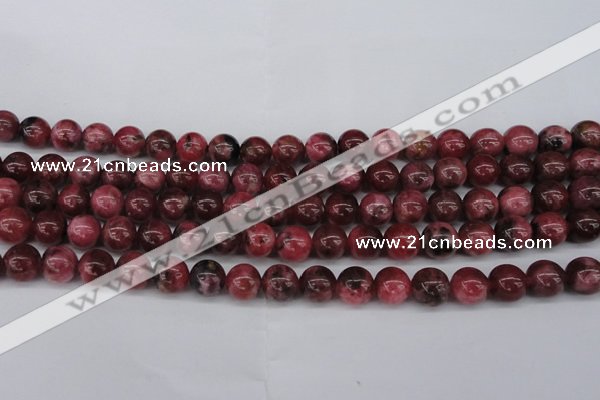 CFE04 15.5 inches 7mm round natural Brazilian fowlerite beads