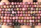 CFE30 15 inches 4mm round fowlerite gemstone beads wholesale