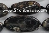 CFG1175 15.5 inches 20*30mm – 25*35mm carved freeform agate beads