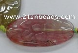 CFG1181 15.5 inches 25*40mm – 35*50mm carved freeform agate beads