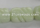 CFG1185 15.5 inches 20*30mm carved rectangle New jade beads