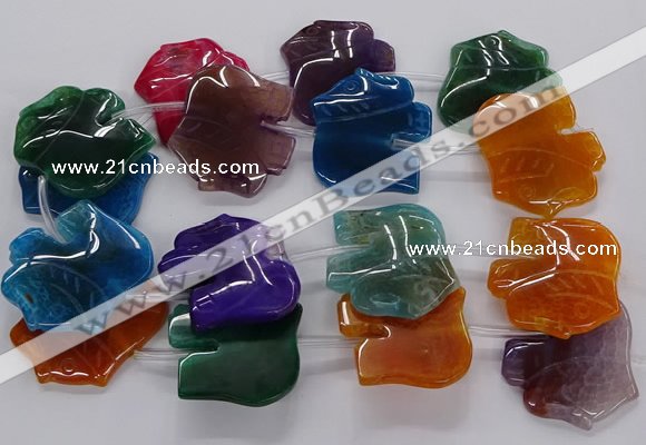 CFG1225 15.5 inches 35*40mm - 40*45mm elephant agate beads