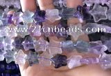 CFG1301 15.5 inches 15mm carved star fluorite gemstone beads