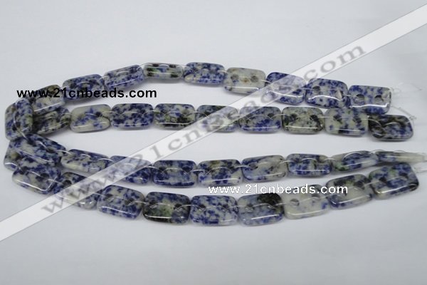 CFG320 15.5 inches 15*20mm carved rectangle sodalite beads