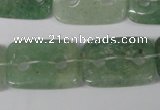 CFG330 15.5 inches 18*25mm carved rectangle Indian aventurine beads