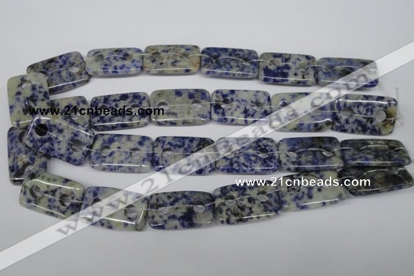 CFG335 15.5 inches 20*30mm carved rectangle sodalite beads