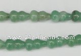 CFG65 15.5 inches 8*13mm carved calabash green aventurine beads