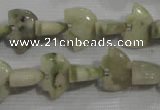 CFG781 15.5 inches 10*15mm carved animal lucky jade beads