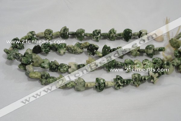 CFG783 15.5 inches 10*15mm carved animal snake dragon jade beads