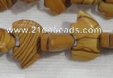 CFG795 12.5 inches 14*18mm carved animal grain stone beads