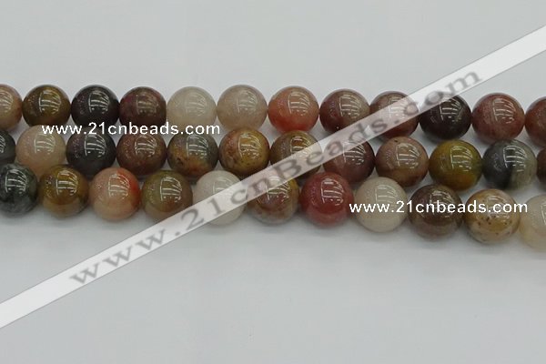 CFJ205 15.5 inches 14mm round fancy jasper beads wholesale