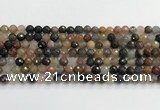 CFJ217 15.5 inches 6mm faceted round fancy jasper beads