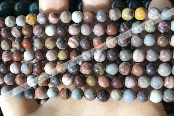 CFJ257 15.5 inches 6mm round fantasy jasper beads wholesale