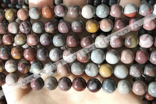 CFJ258 15.5 inches 8mm round fantasy jasper beads wholesale