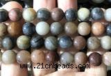 CFJ275 15 inches 12mm round fancy jasper beads wholesale