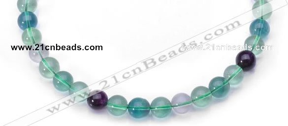 CFL02 6mm AA grade round natural fluorite beads Wholesale