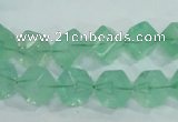 CFL100 15.5 inches 8*8mm cube natural green fluorite gemstone beads